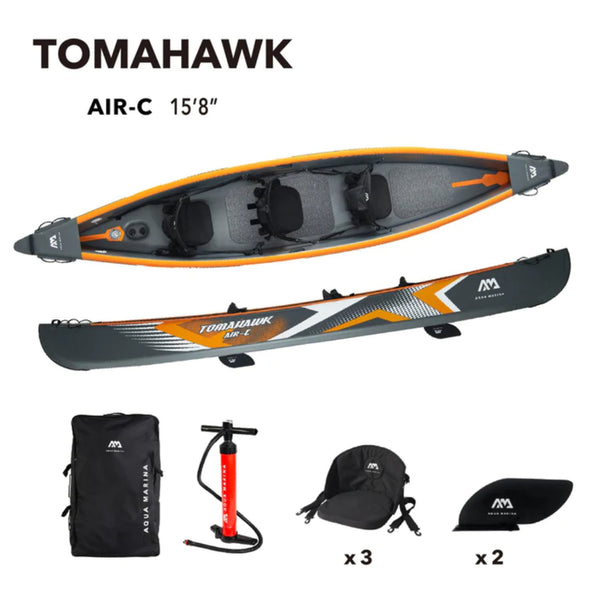 Aqua Marina Tomahawk Air-C 15'8'' High Pressure Kayak/Canoe