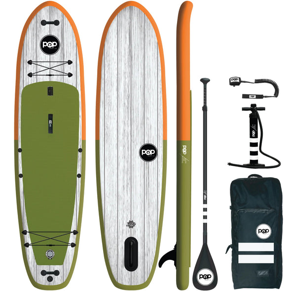 Pop Board Co. 11'6 El Capitan Green/Orange