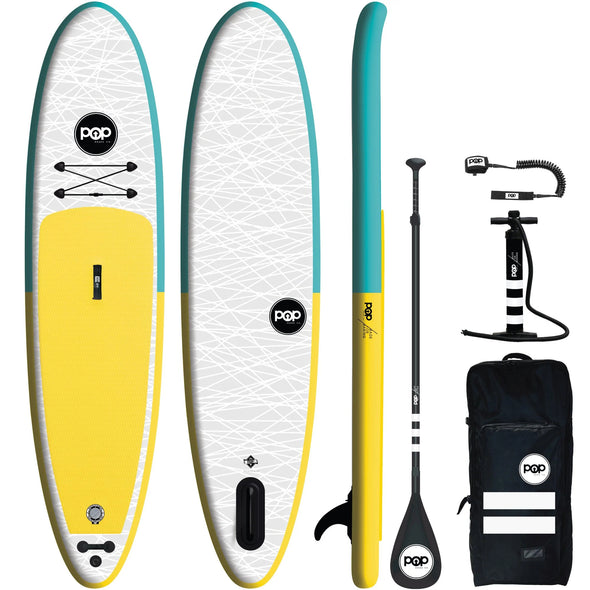 Pop Board Co. 11'0 PopUp Yellow/Turquoise